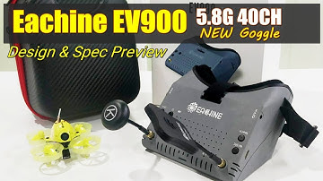 Eachine EV900 5.8G 40CH HDMI AR VR FPV Goggles 5 Inch