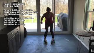 Agility Dot Drills On Skates
