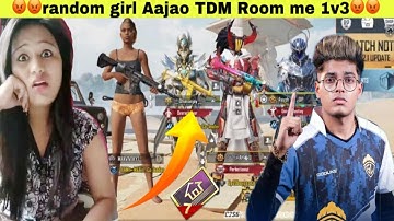 😡Random 3 Players call me Noob || challenge for 1v3 TDM room || (part1) #bgmi #pubgmobile #funny