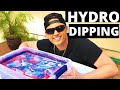 BEST HYDRO DIPPING TUTORIAL FOR SHOES AND HATS // How to hydro dip shoes and hats tutorial