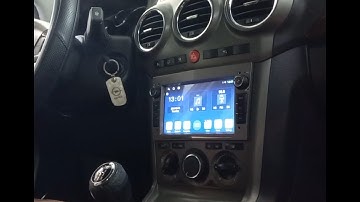 Install Android car stereo and reversing camera on Opel Antara