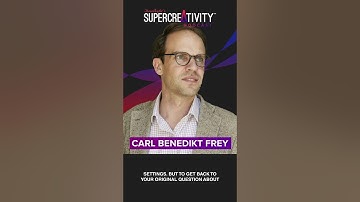 Carl Benedikt Frey on Automation and AI: How it will affect the future of work.