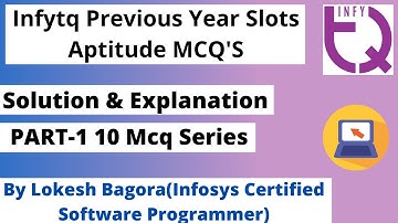 Infytq Preparation 2022 | Previous Year Aptitude Questions with Solution & Explanation #infytq2022