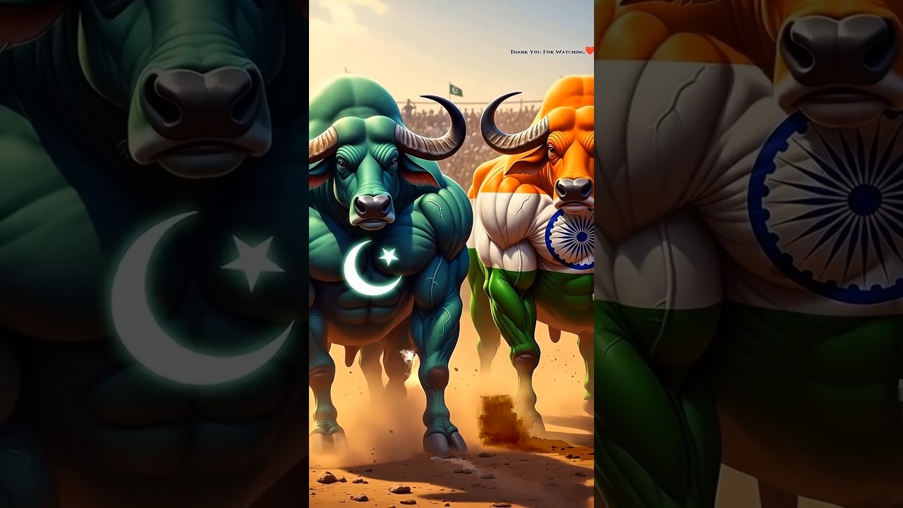 India vs Pakistan Buffalo Challenge &ndash; Who Is the Real Champion? #ai​ #indiavspakistan