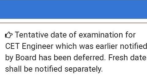 JKBOPEE JKCET EXAM POSTPONED