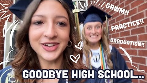GRADUATE HIGH SCHOOL WITH ME!!! || class of 2024 graduation vlog / grwm