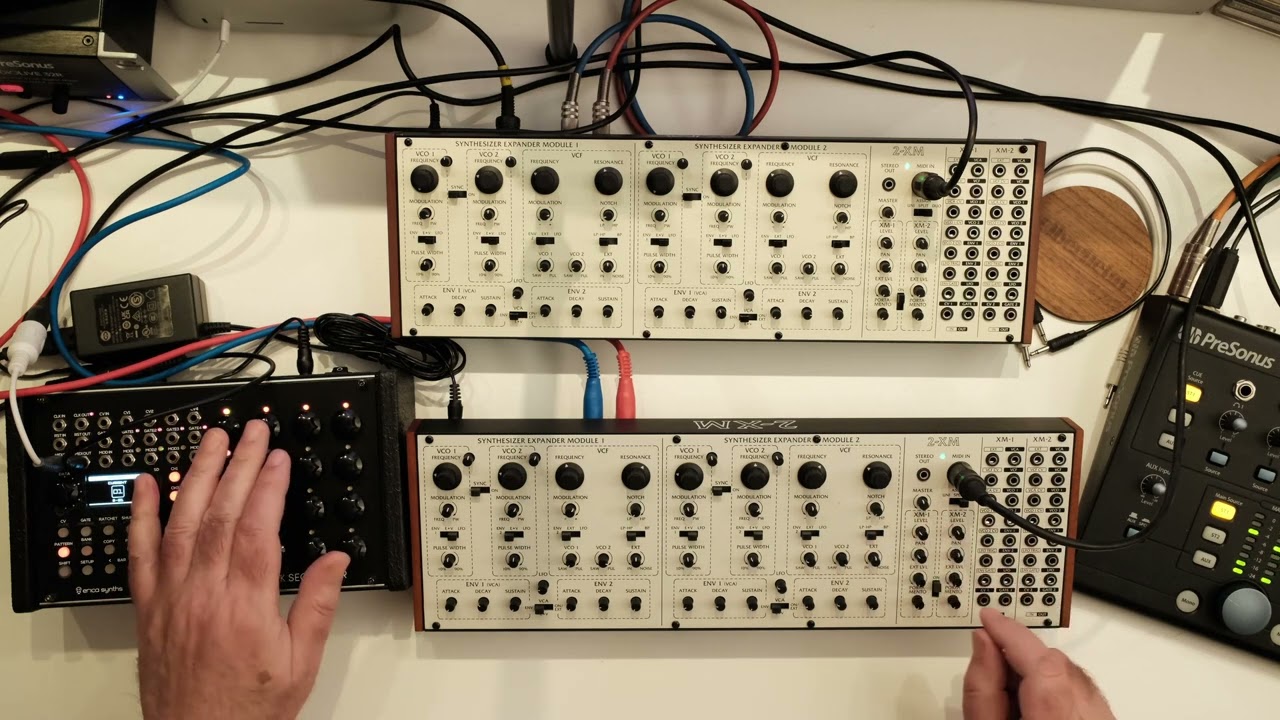 A short track with two Behringer 2-Xm - YouTube