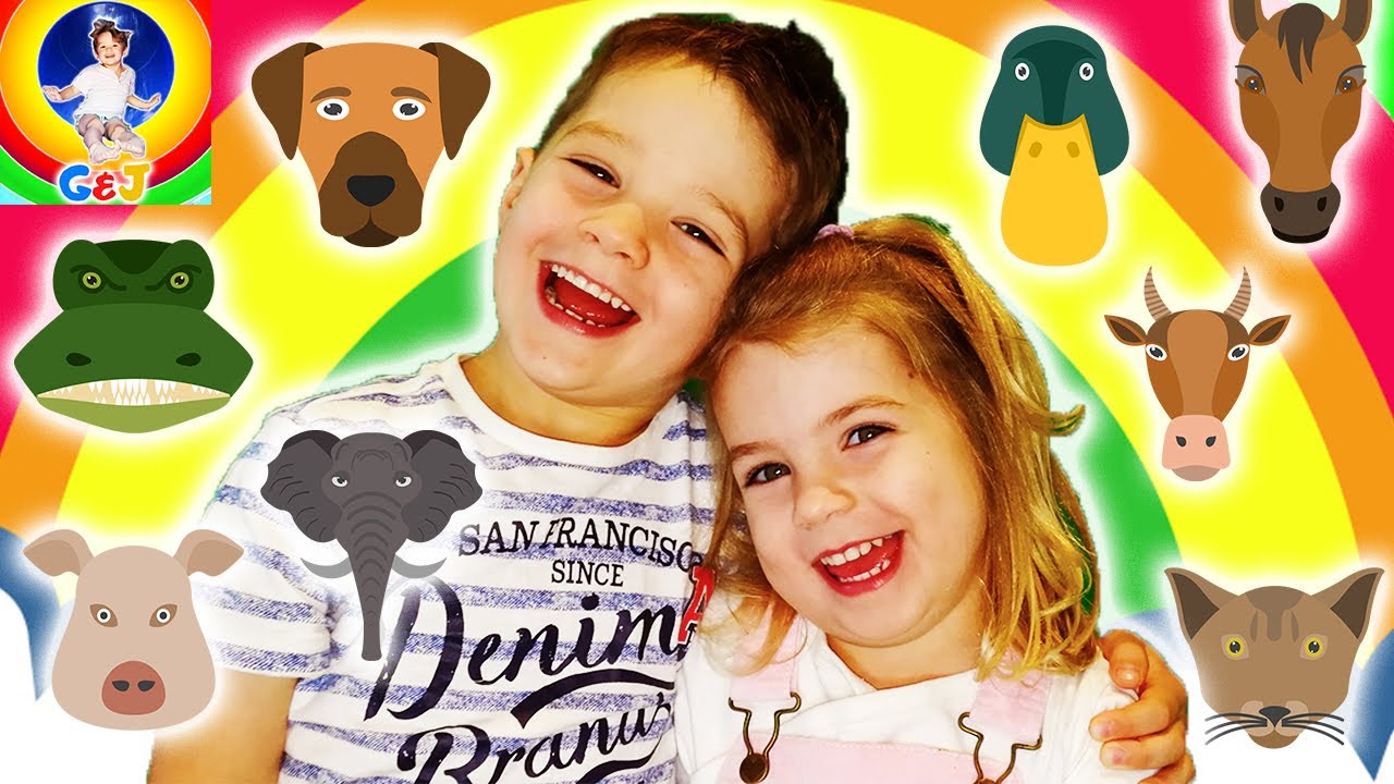 Dance Like Animal Kids Song 🌈 Nursery Rhymes Pretend Play Songs for