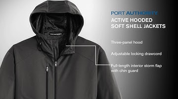 Port Authority® Active Hooded Soft Shell Jacket. J719