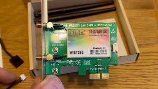 Ubit WIE7265 PCIe WiFI Card | Quick look & installation