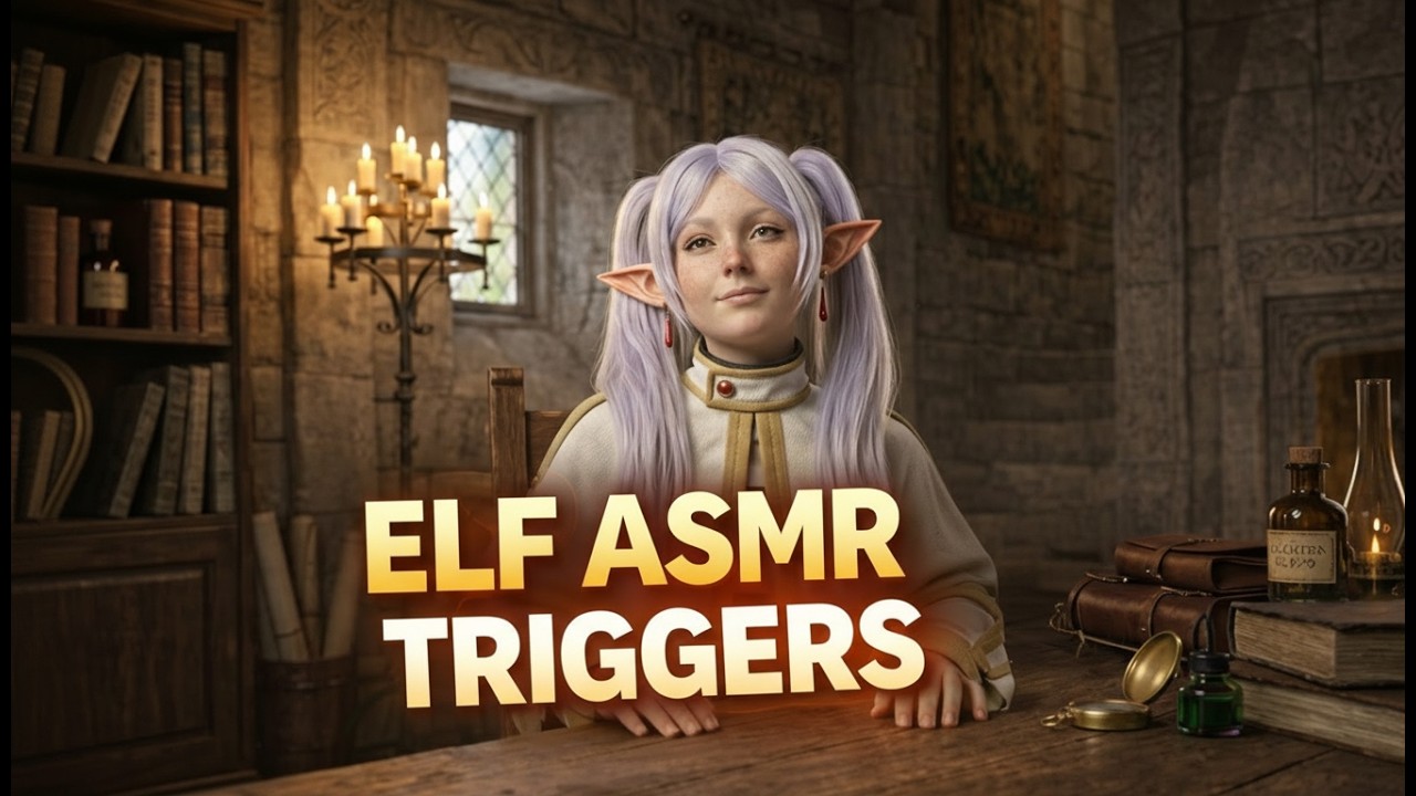 ASMR | Frieren Eats, Drinks & Triggers Your Tingles (No Talking, Hyper-Realistic Elf ASMR) 😴✨