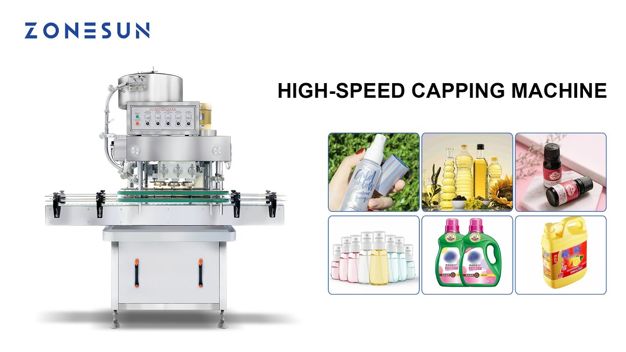 Automatic Capping Machine Screw Caps Lids High Speed Vibratory Cap Feeder Bottle Sealing Packaging