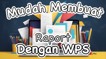 CARA MUDAH Membuat RAPORT SISWA dengan MAIL MERGE di WPS Office | Tutorial Lengkap