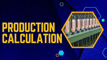 Roving Frame/Simplex Production Calculation | Textile Math | Spinning Math