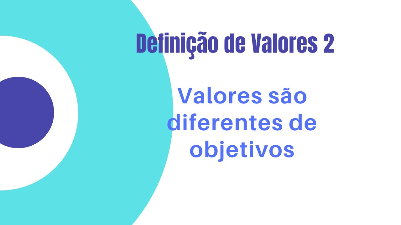 Quais são os seus valores? Curso Gratuito ACT Aula 5 YouTube