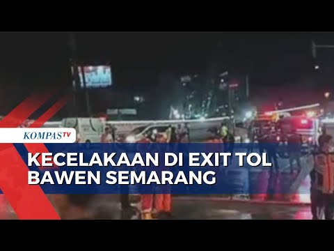 Kecelakaan di Exit Tol Bawen Semarang, Polisi: 3 Tewas