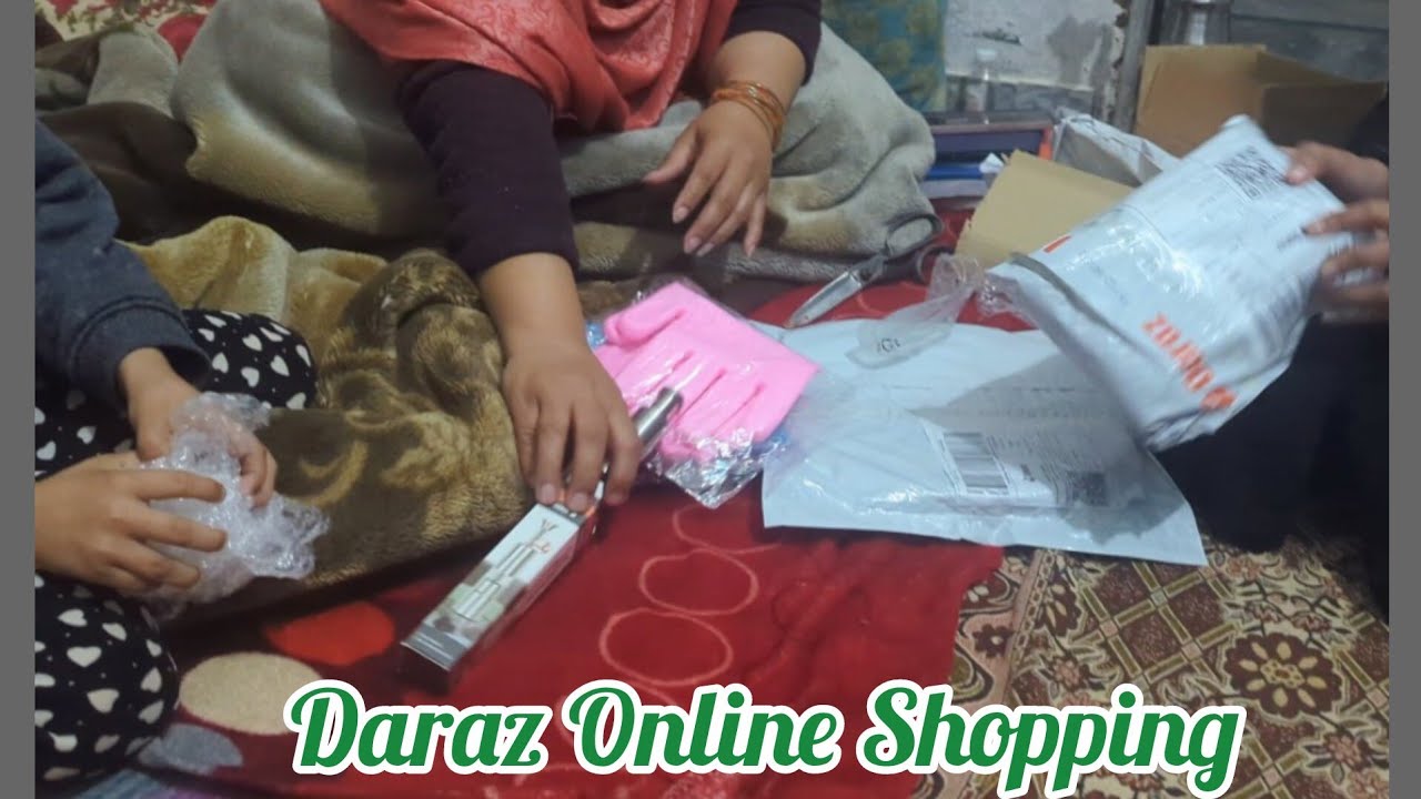 Daraz Online Shopping ! Daraz shopping haul !  Pakistani villager Sadia ka kitchen ❤️