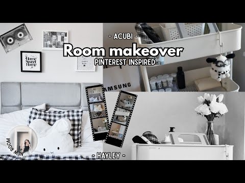 ROOM MAKEOVER I asmr l pinterest inspired l acubi l organizing