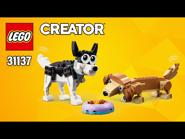 LEGO Creator Husky & Long-haired Dachshund (31137) Adorable Dogs