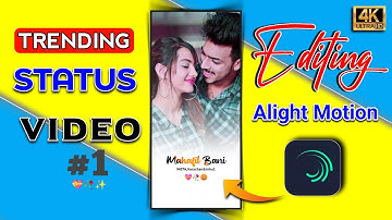 Alight Motion Text Effect Status Editing | Text Transform Lyrical Status Video Editing | Photo Swing