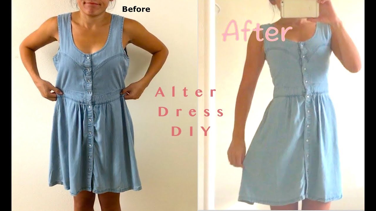 loose fitting denim dress