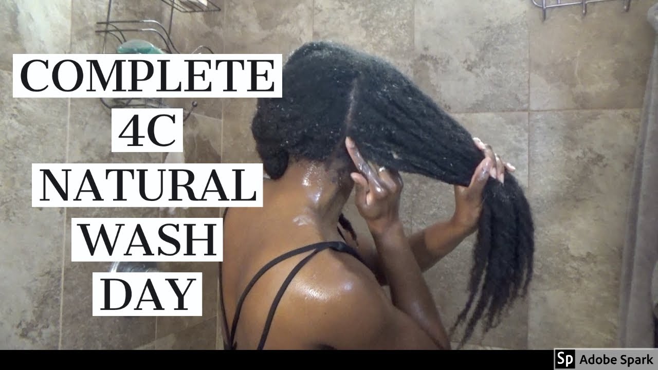 WASH DAY ROUTINE | LONG 4C NATURAL HAIR