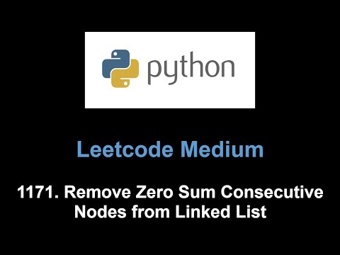 Leetcode 1171. Remove