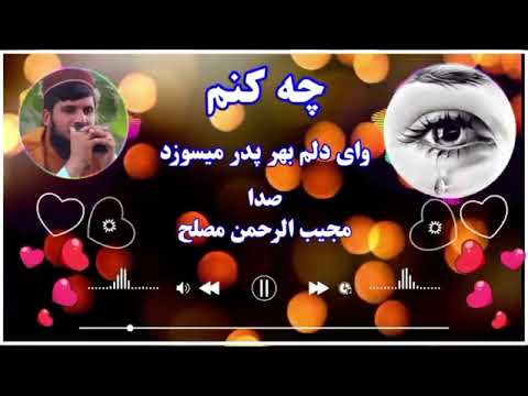 چه کنم وای دلم بهر پدر می سوزد مجیب الرحمن مصلح