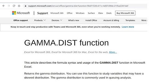 Google Sheets GAMMA.DIST Gamma Probability Density Function ARRAYFORMULA Data Validation
