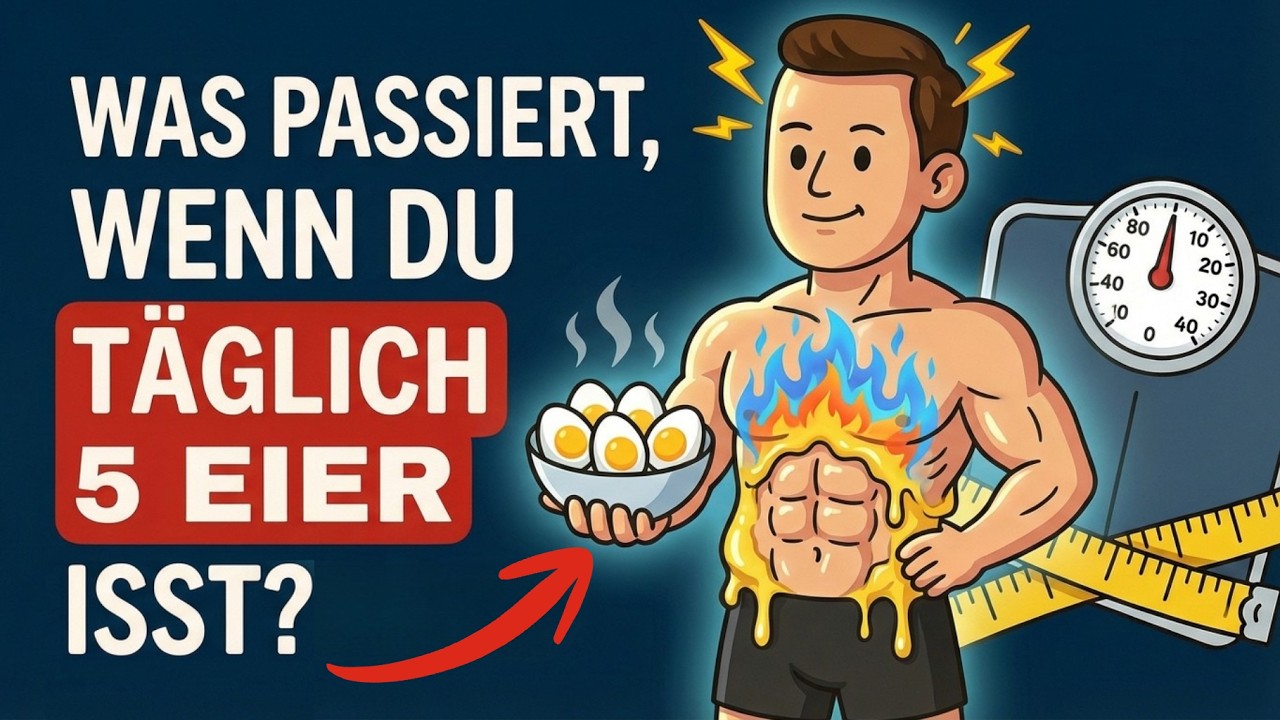 Was passiert, wenn du 5 Eier am Tag isst? (1 Monats lang)