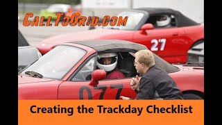 Preparing For Your First Track Day - The Checklist