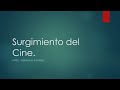 INICIO DE CINE ANTIGUO |CINE Y FILOSOFÍA |ORIGEN DEL CINE MEXICANO | UDA Fundamentos del Cine.