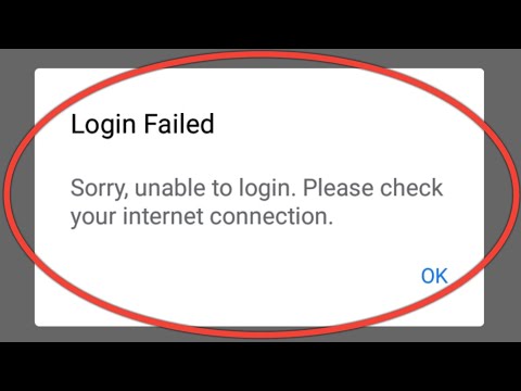 Sorry Unable To Login Please Check Your Internet Connection Error In Facebook