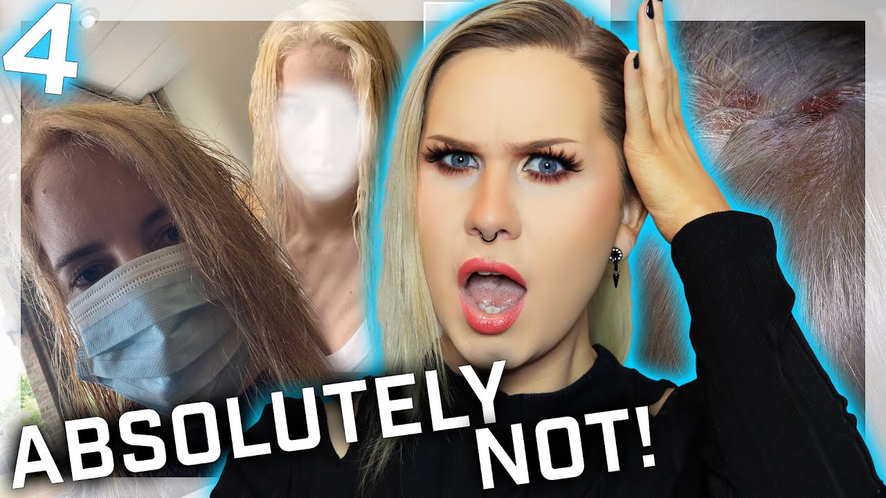 The hair bleach BURNT HER SCALP! Luxeria YouTube