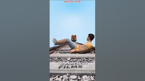 How To Survive Tied To Train Tracks 🚆part 2 #short @Allrightfacts6