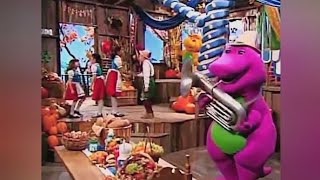 Barney Song Go Round And Round The Village Barneys 1-2-3-4 Seasons
