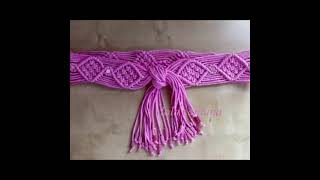 Macrame belts design that will give you a good idea!!