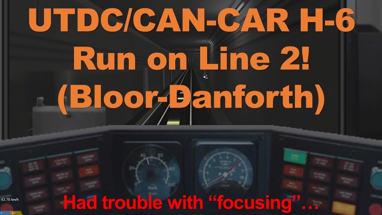 TTC Subway Virtual Run Time E4: Line 2 (Bloor-Danforth) UTDC/Can-Car H-6!
