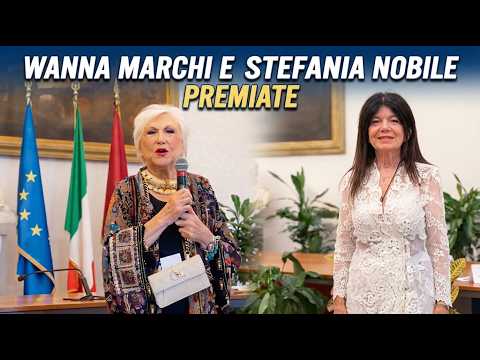 Video Wanna Marchi e Stefania Noile premiate al premio internazionale della cultura per il loro libro!