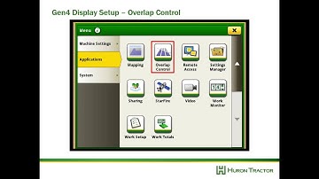 John Deere Gen4 Display Harvest Setup