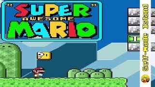 Super Awesome Mario • Super Mario World ROM Hack (SNES/Super Nintendo)