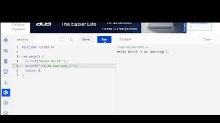 Creates a horizontal tab||Inserts a backslash character (\) ||Inserts a double quote character