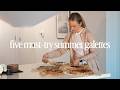 I Baked 5 Different Summer Galettes | 5 crusts, 5 flavors & the easiest homemade ice cream