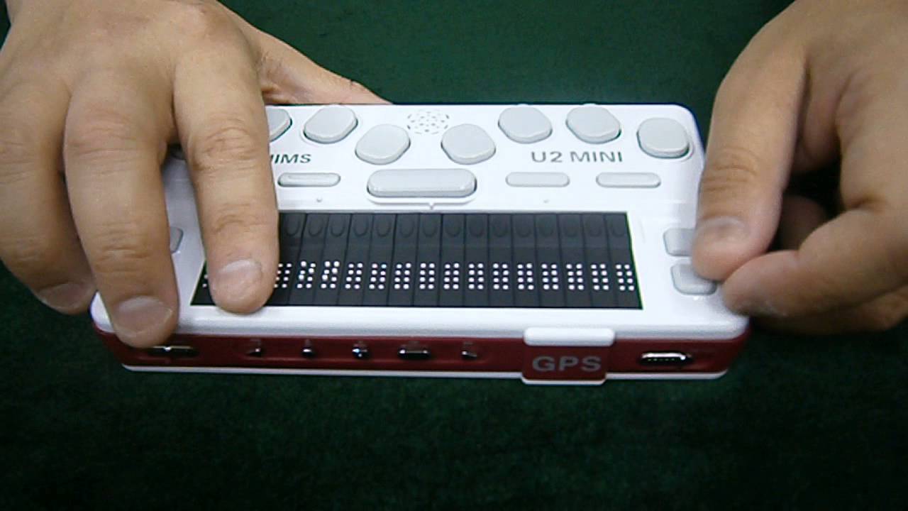 Braille Sense U2 Mini 多媒體個人助理兼點字顯示器 YouTube
