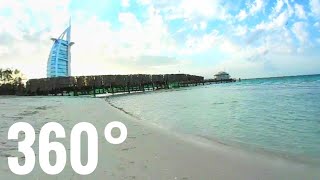 360 Video Vr Relax Best Beach Dubai Burj Al Arab 7 Star Hotel Relaxing Google Cardboard