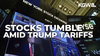 US stock market continues fallout from Trump tariffs