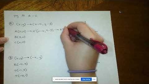 1.3 Representing and Describing Transformations