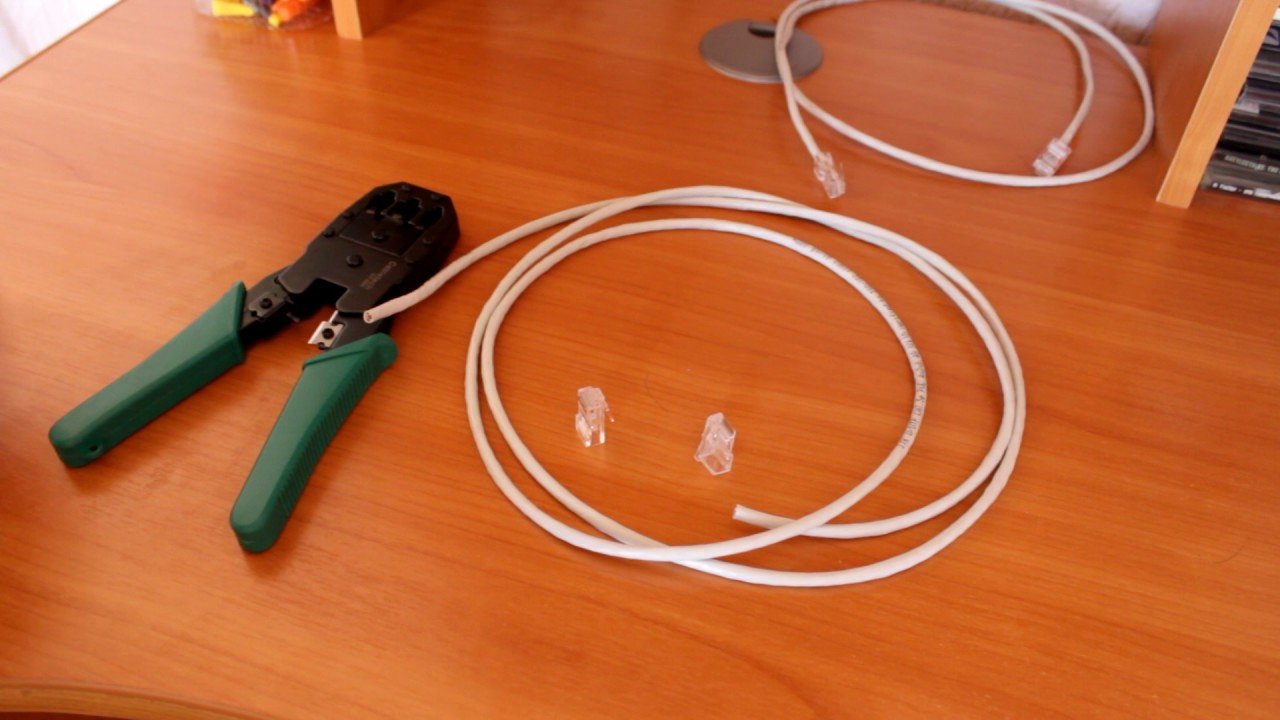 Обжим utp кабеля (POE) - YouTube