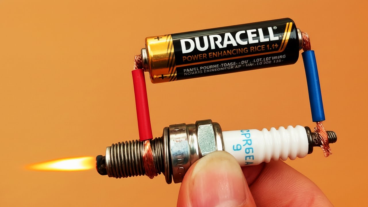 How to make a SIMPLE WELDING MACHINE from spark plugs at Home! Amazing Invention