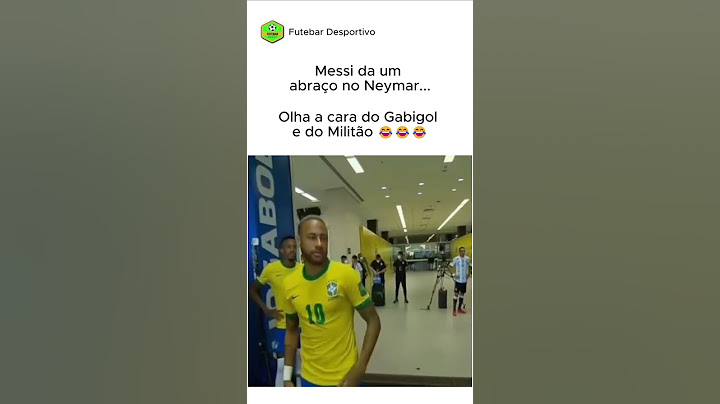 MESSI abraça o NEYMAR e olha cara do GABIGOL e do MILITÃO 🤣